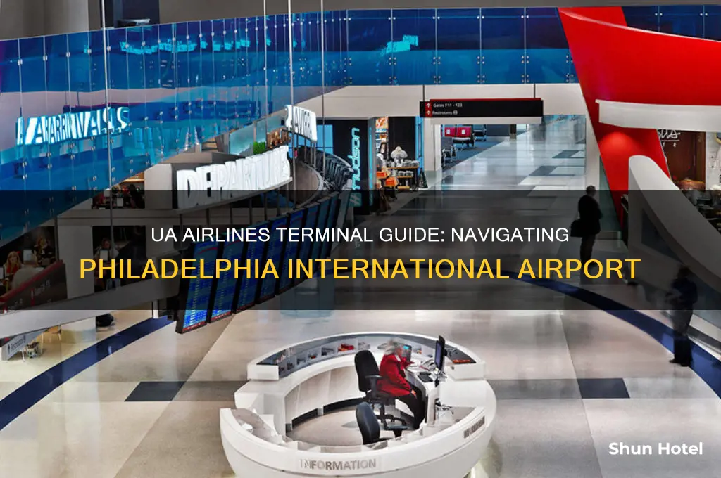 which terminal ua airlines use in philadelphia international airport