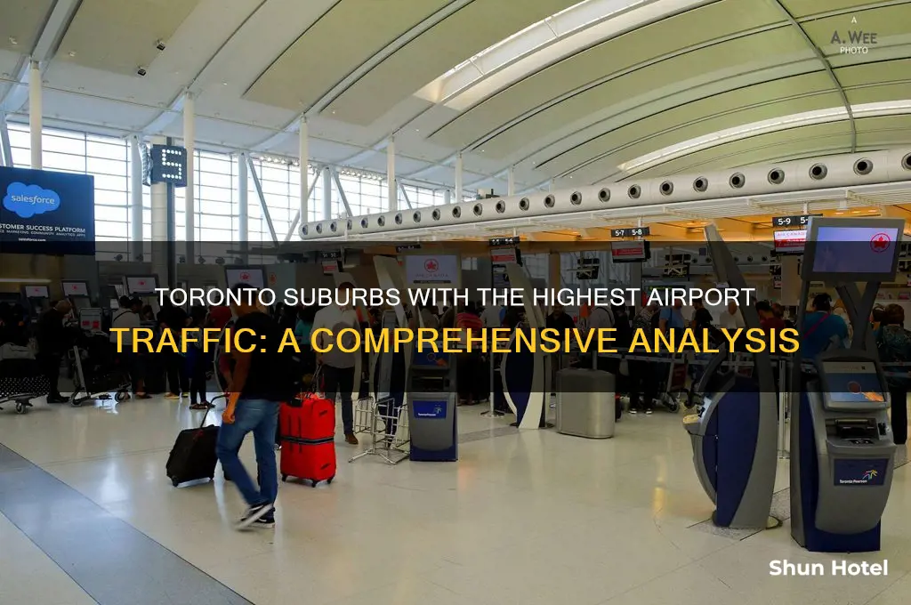 which toronto suburbs get the most airport traffic