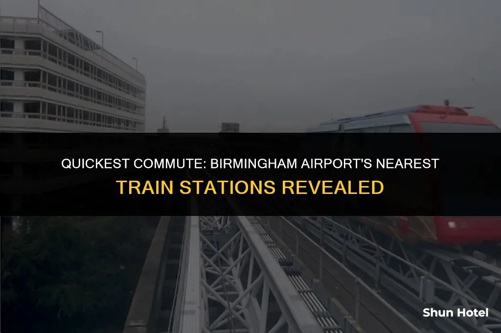 which train station is closest to birmingham airport