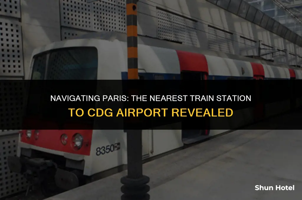 which train station is closest to cdg airport