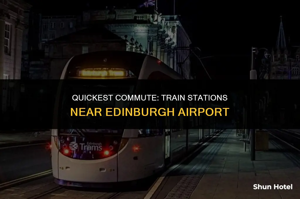 which train station is closest to edinburgh airport