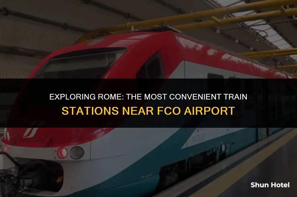 which train station is closest to fco airport