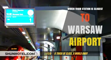 Quickest Commute: Train Stations Near Warsaw Airport