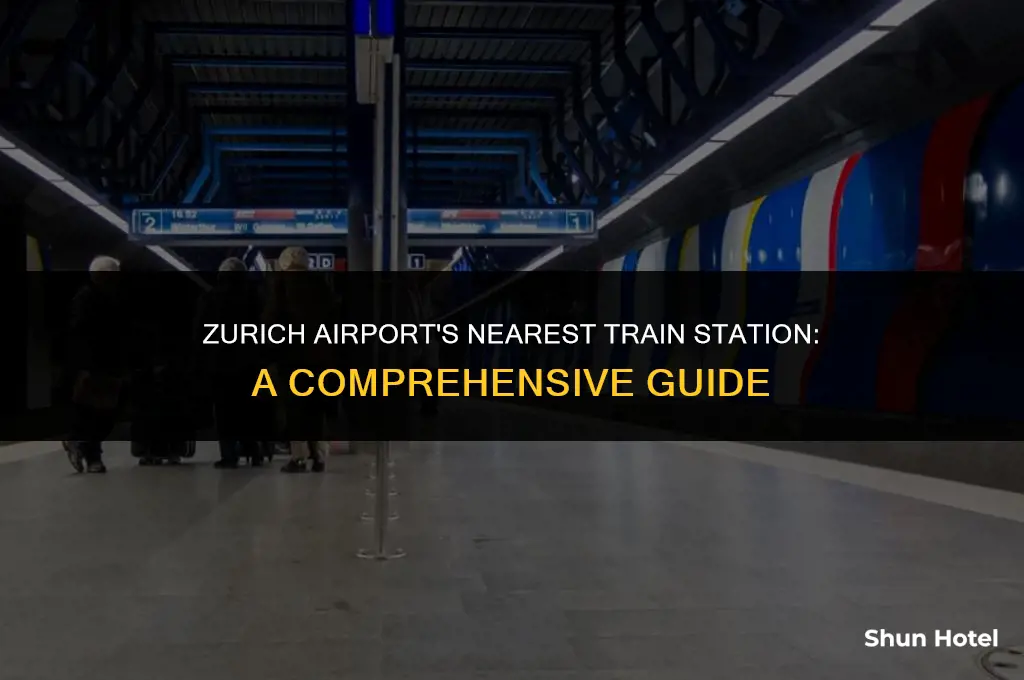 which train station is closest to zurich airport