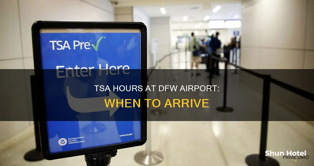 which tsa hours at dfw airport