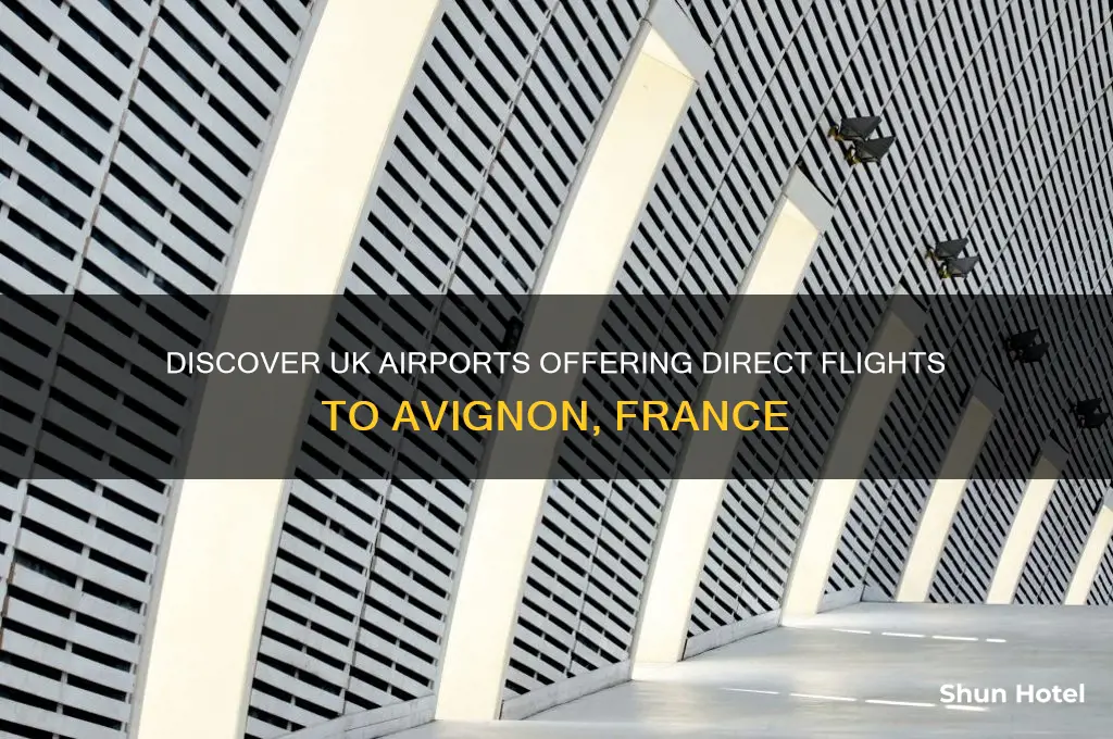 which uk airport flies to avignon