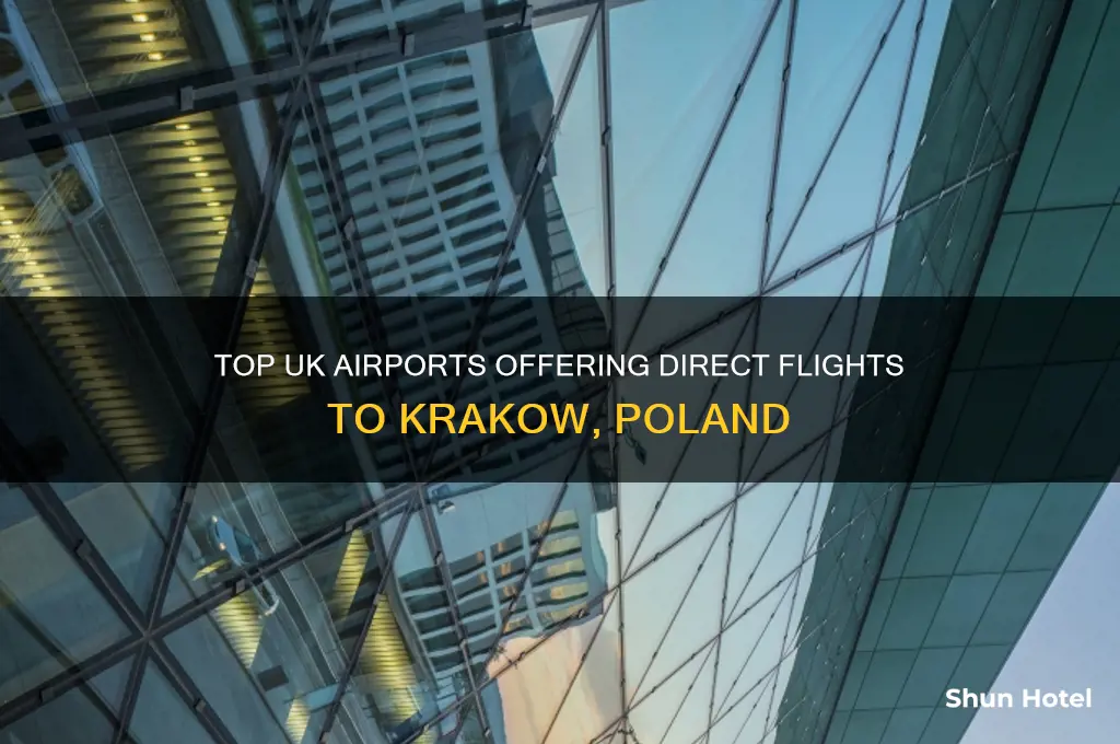which uk airport flies to krakow