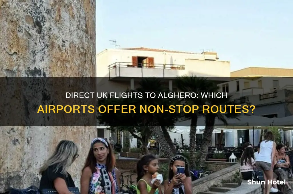 which uk airports fly direct to alghero