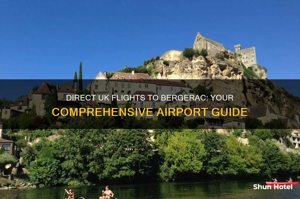 which uk airports fly direct to bergerac