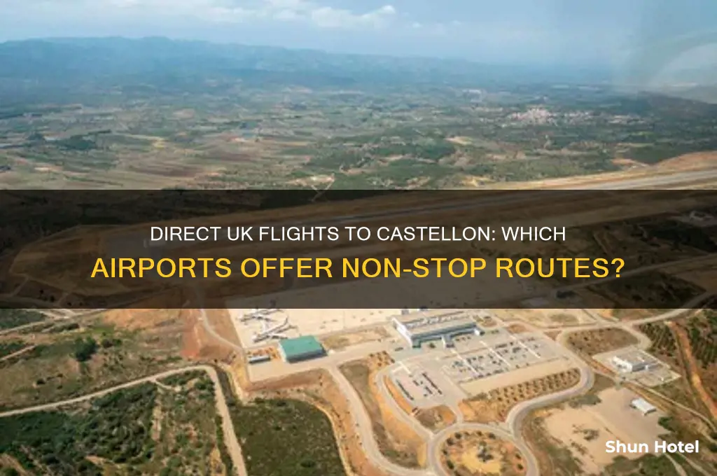 which uk airports fly direct to castellon