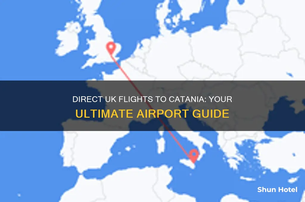 which uk airports fly direct to catania