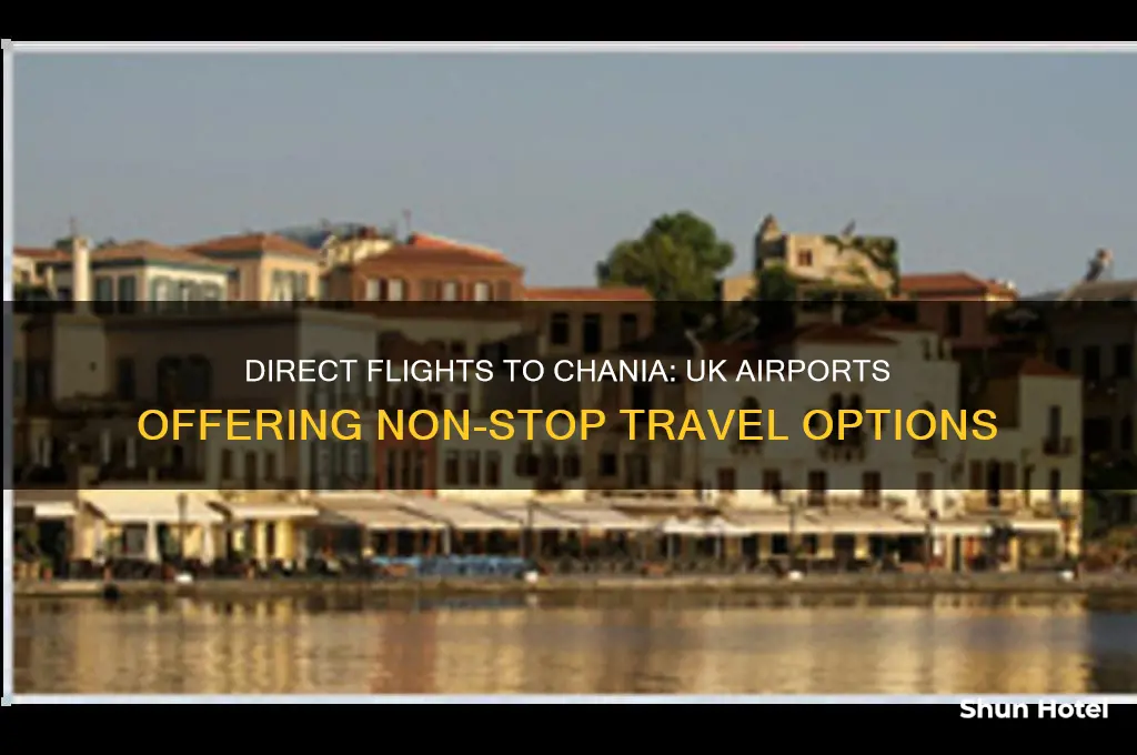 which uk airports fly direct to chania