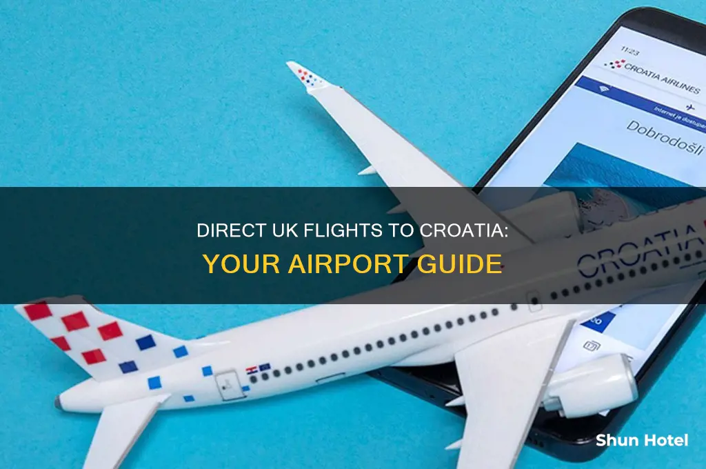 which uk airports fly direct to croatia