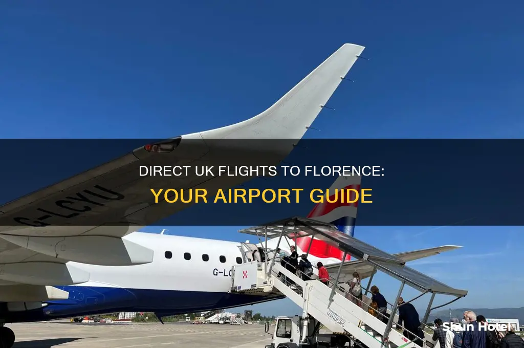 which uk airports fly direct to florence