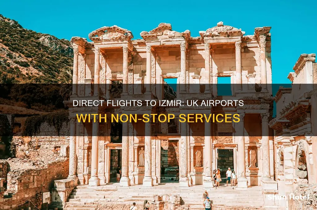 which uk airports fly direct to izmir