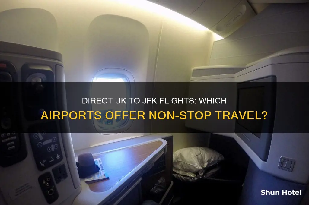 which uk airports fly direct to jfk