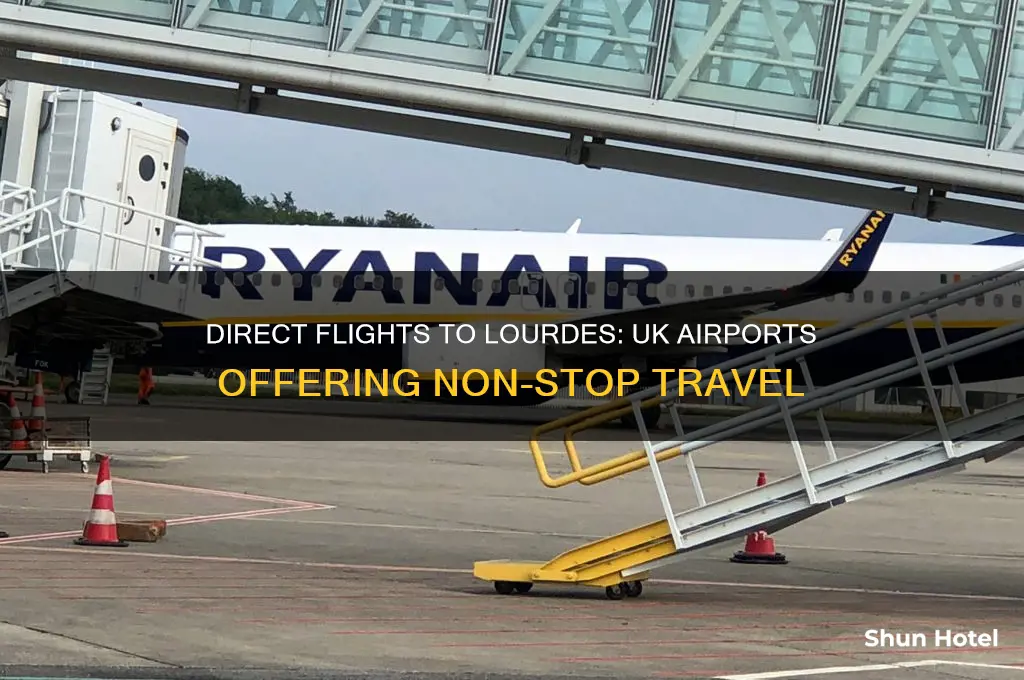 which uk airports fly direct to lourdes