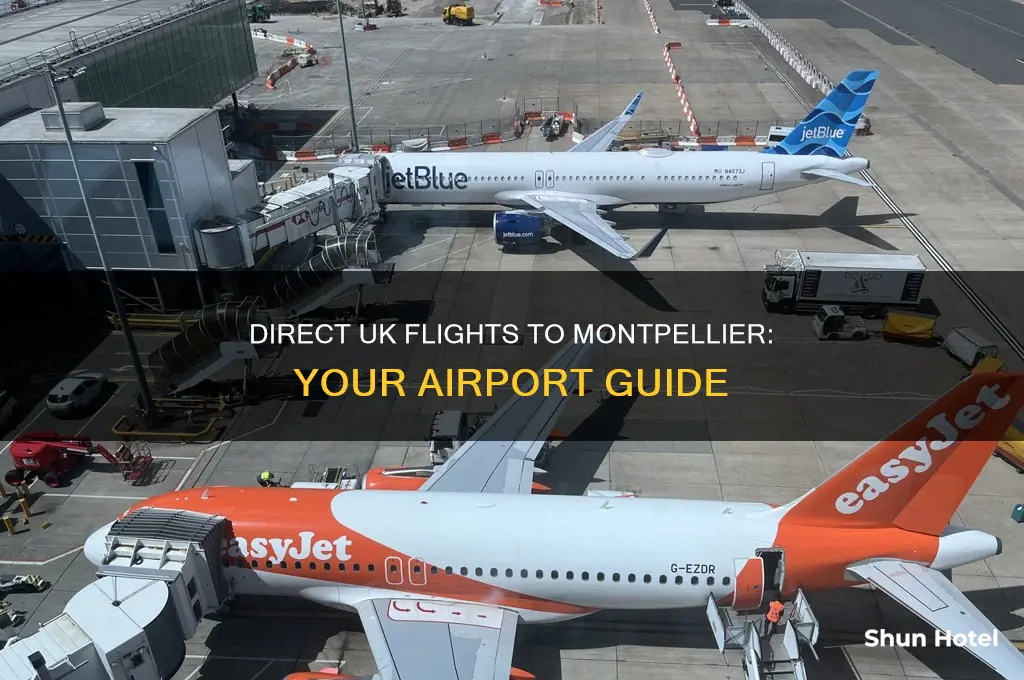 which uk airports fly direct to montpellier