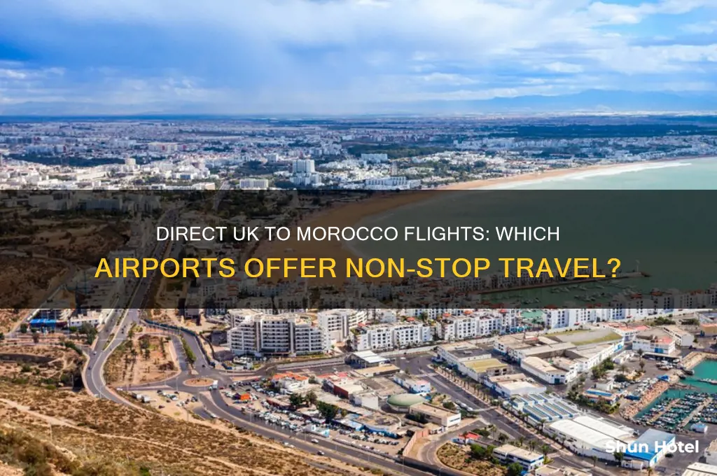 which uk airports fly direct to morocco
