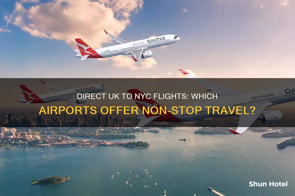 which uk airports fly direct to new york