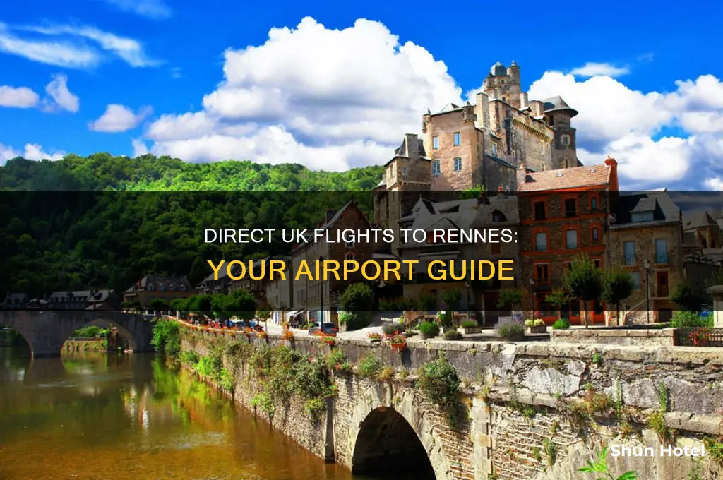 which uk airports fly direct to rennes