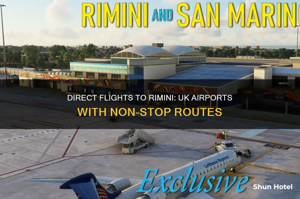 which uk airports fly direct to rimini
