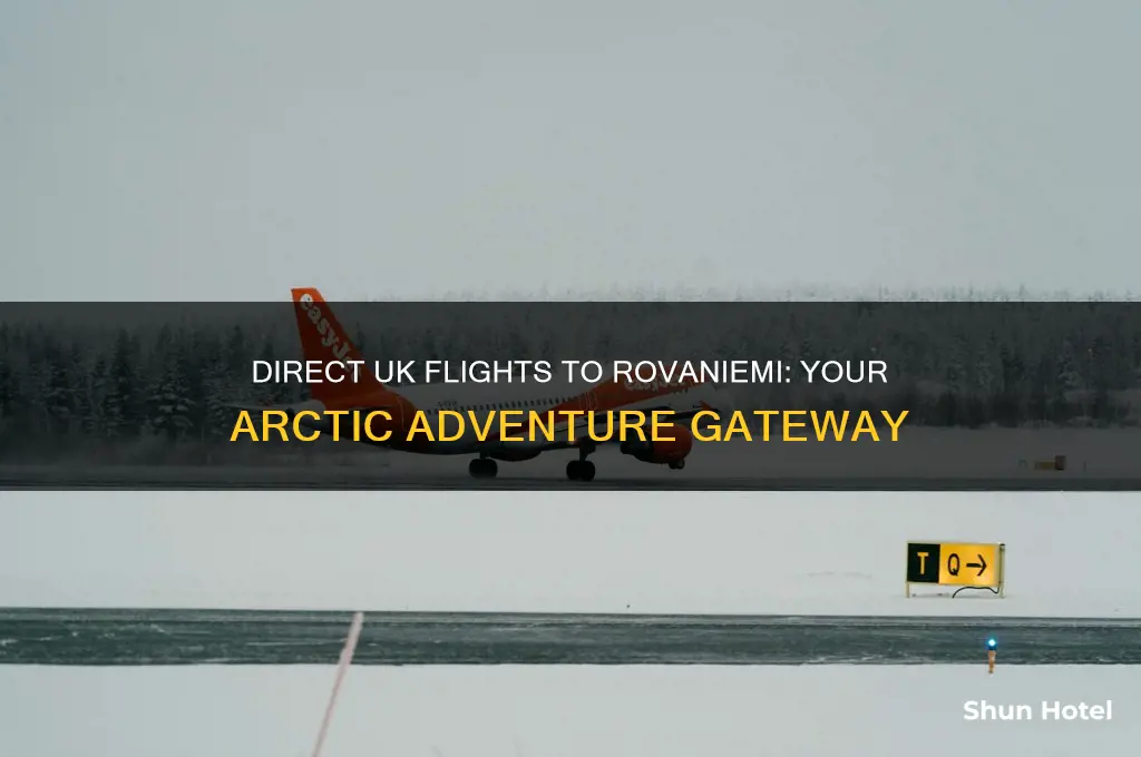 which uk airports fly direct to rovaniemi