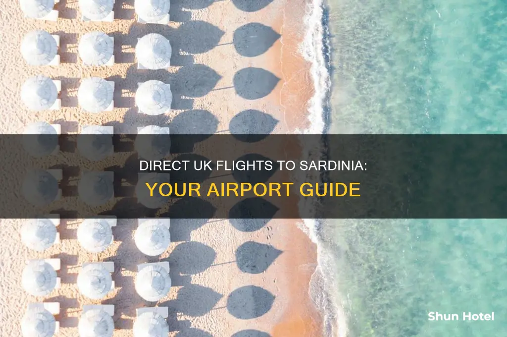 which uk airports fly direct to sardinia