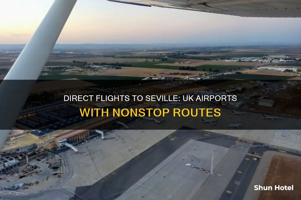which uk airports fly direct to seville