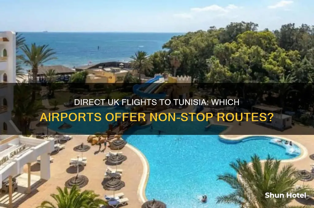 which uk airports fly direct to tunisia