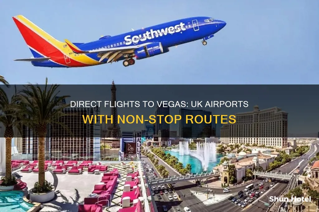 which uk airports fly direct to vegas