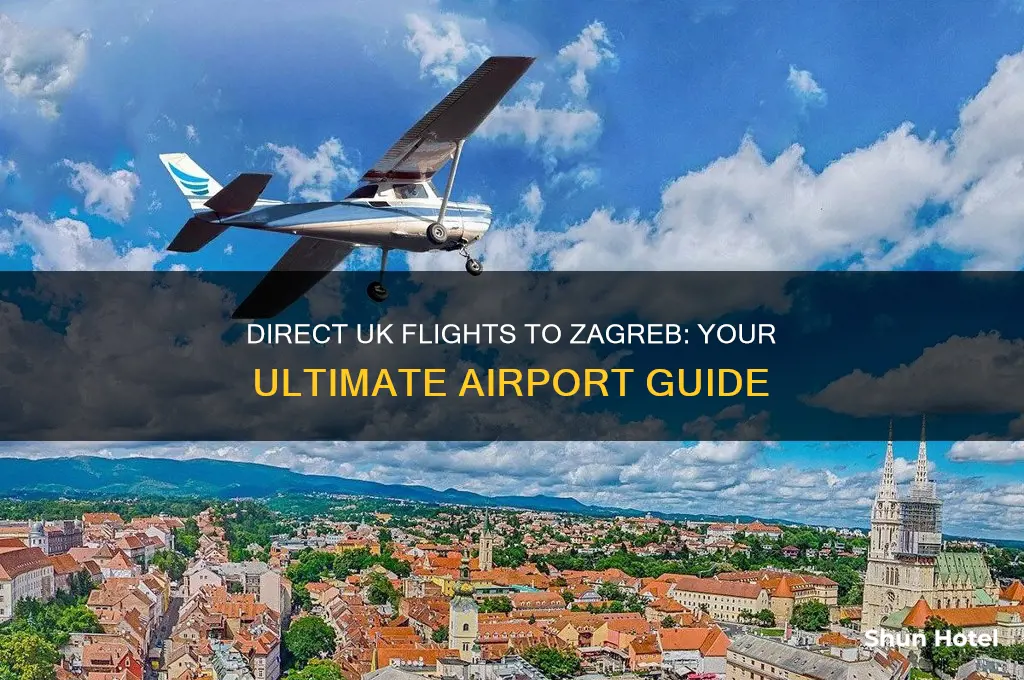 which uk airports fly direct to zagreb