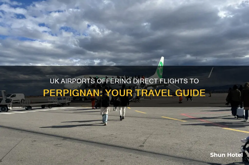 which uk airports fly into perpignan