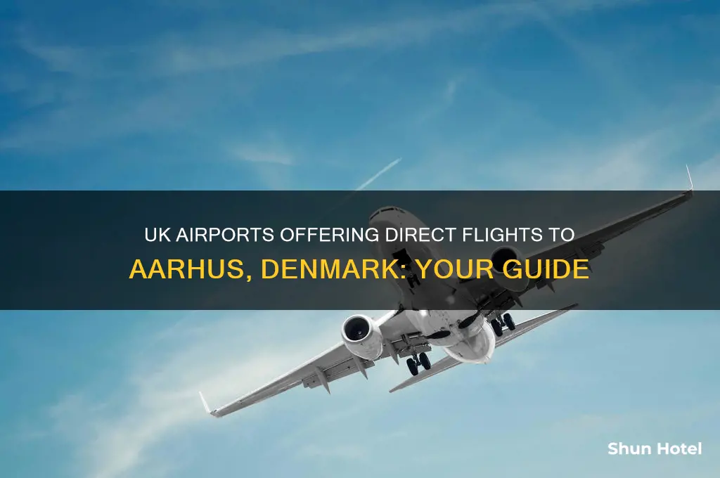 which uk airports fly to aarhus