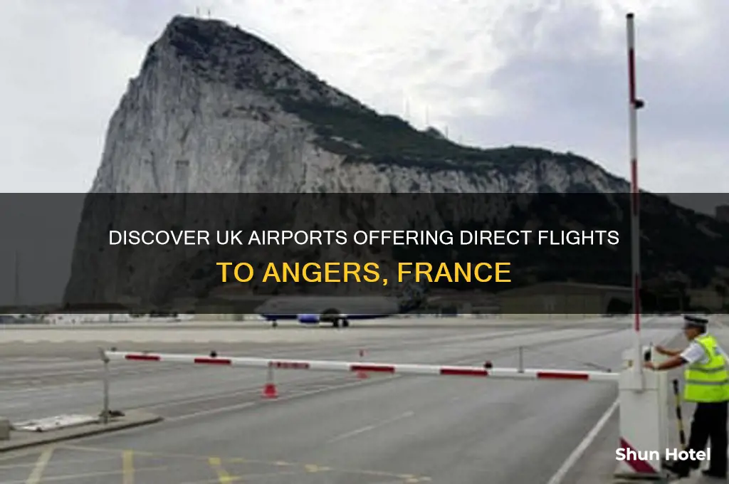 which uk airports fly to angers