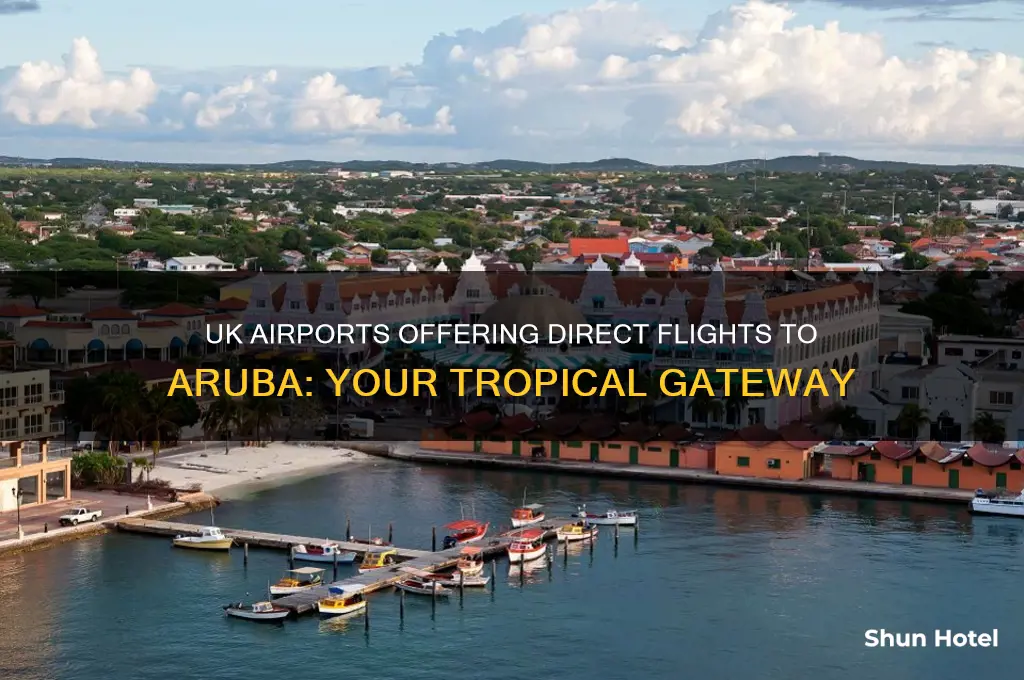 which uk airports fly to aruba