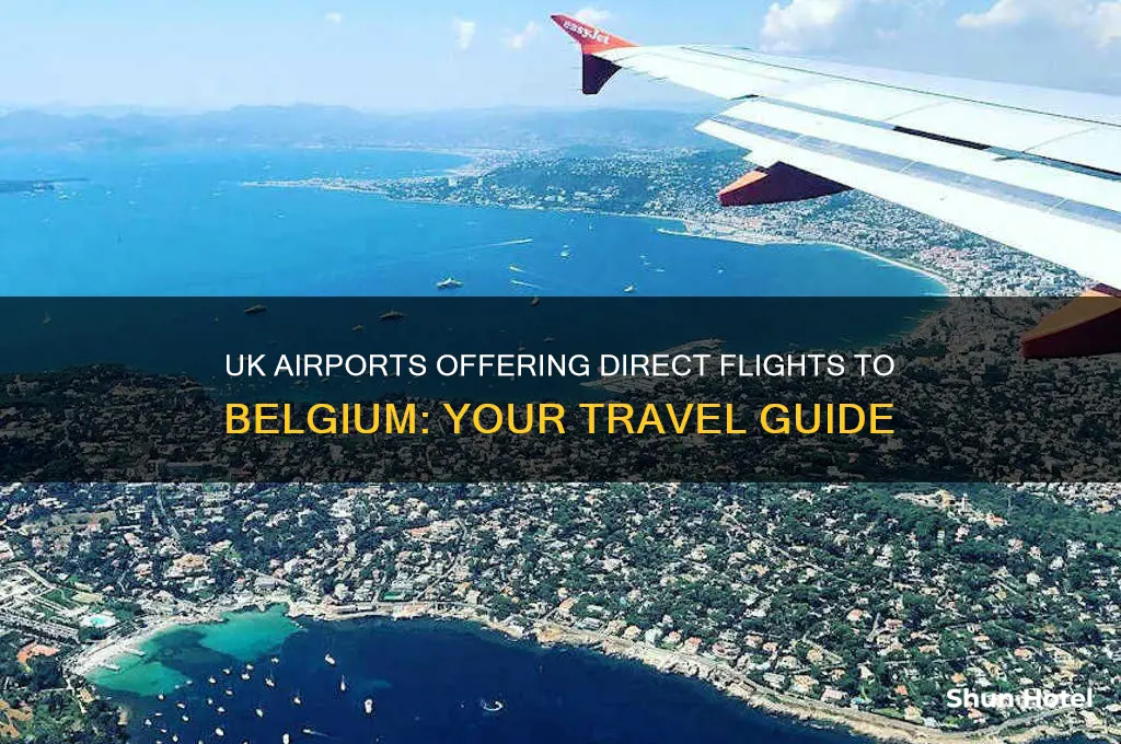 which uk airports fly to belgium