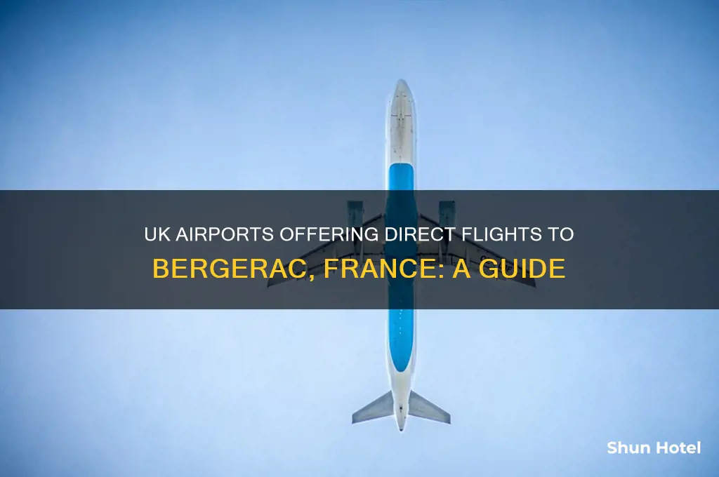which uk airports fly to bergerac france
