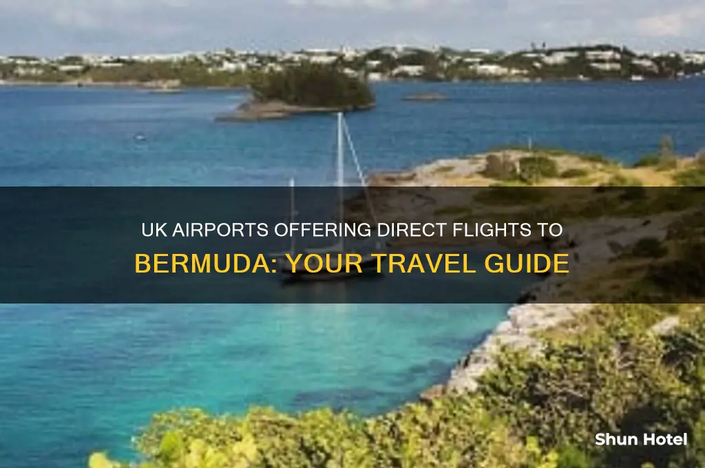 which uk airports fly to bermuda