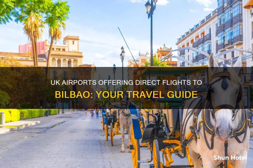 which uk airports fly to bilbao