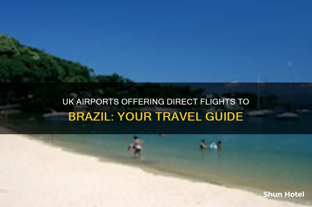 which uk airports fly to brazil