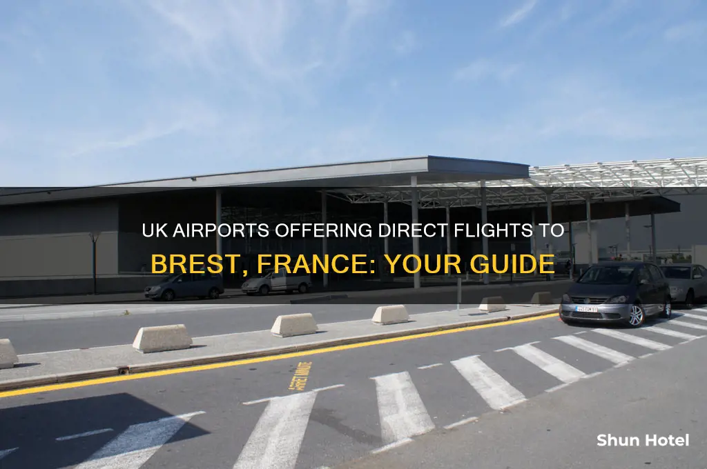 which uk airports fly to brest