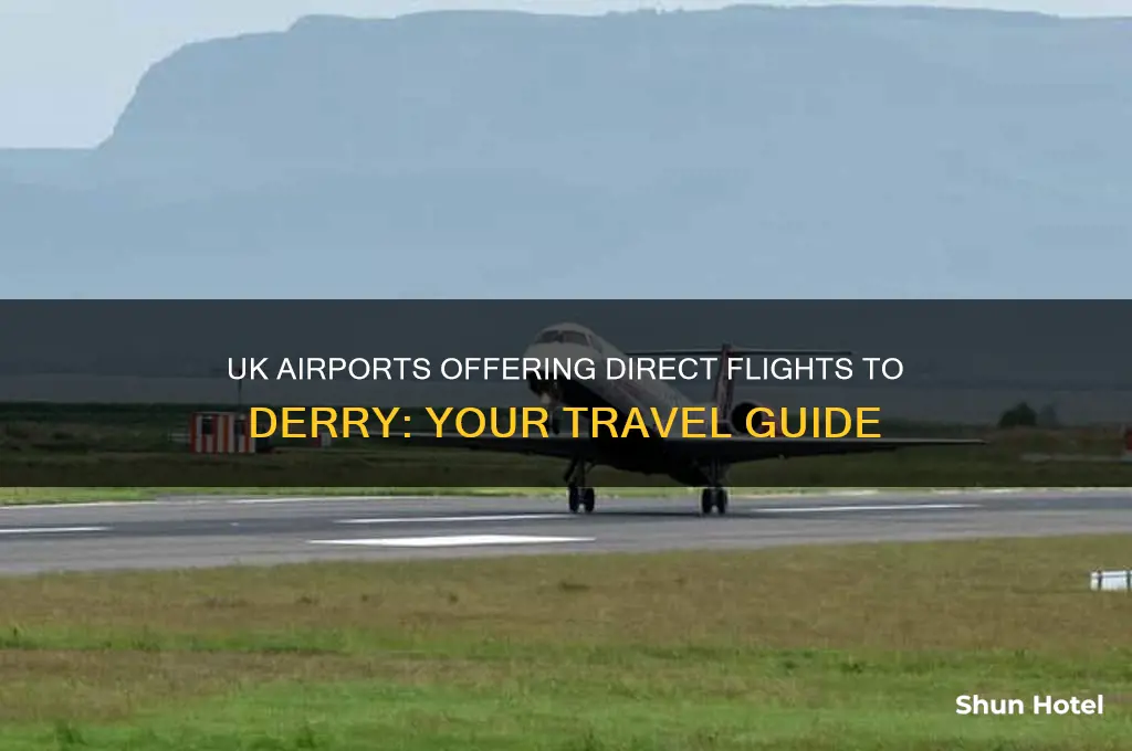 which uk airports fly to derry