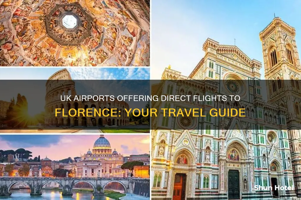 which uk airports fly to florence