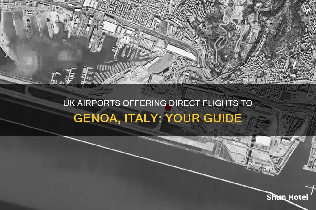 which uk airports fly to genoa italy