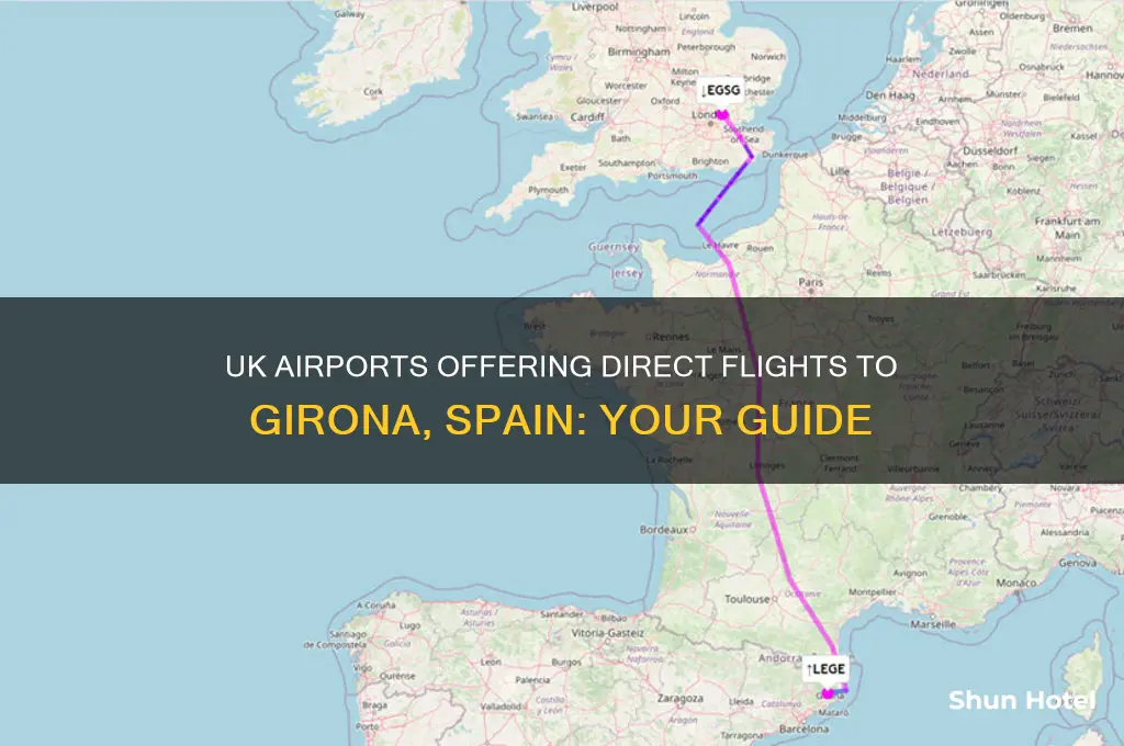 which uk airports fly to girona