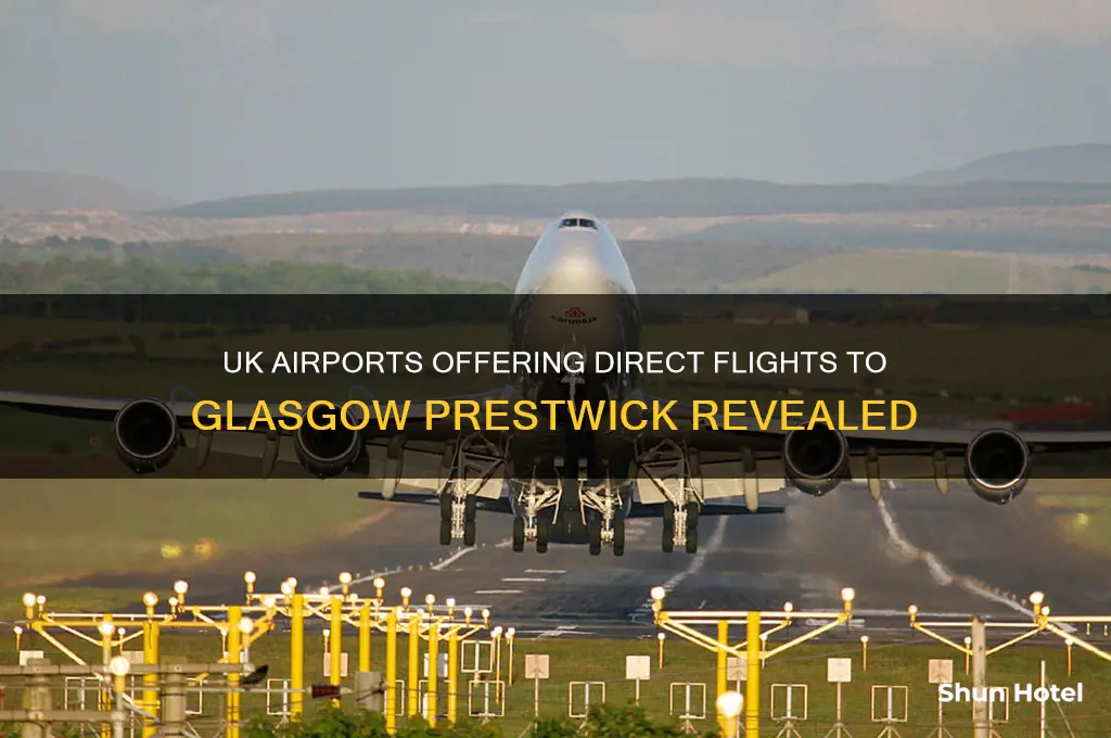 which uk airports fly to glasgow prestwick