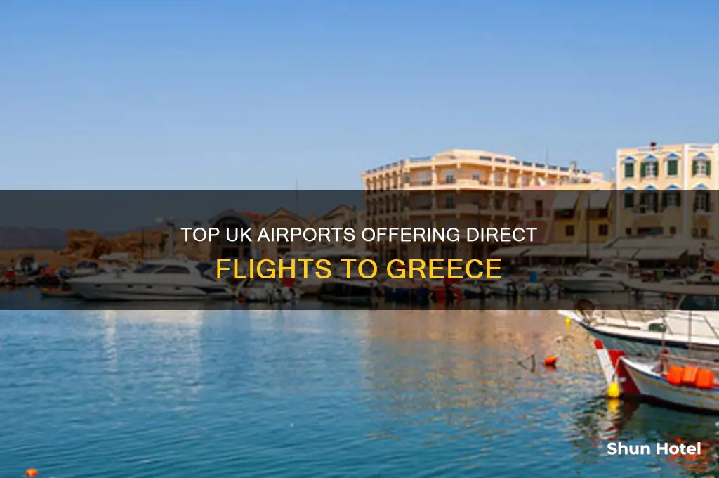 which uk airports fly to greece