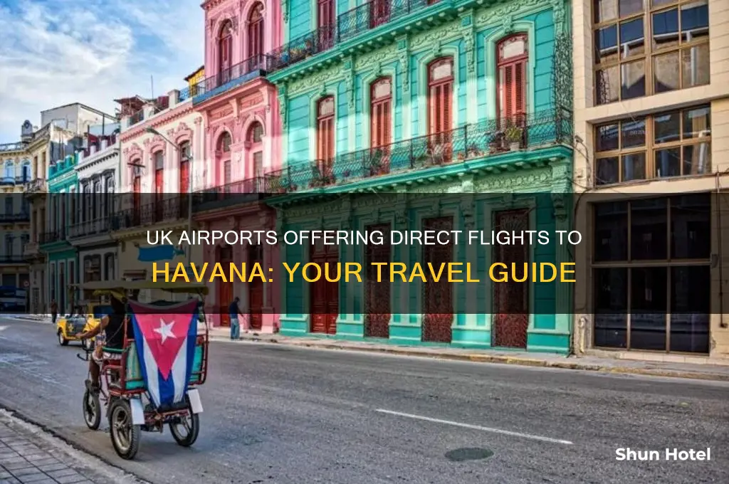 which uk airports fly to havana
