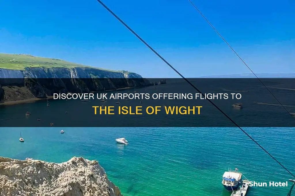 which uk airports fly to isle of wight